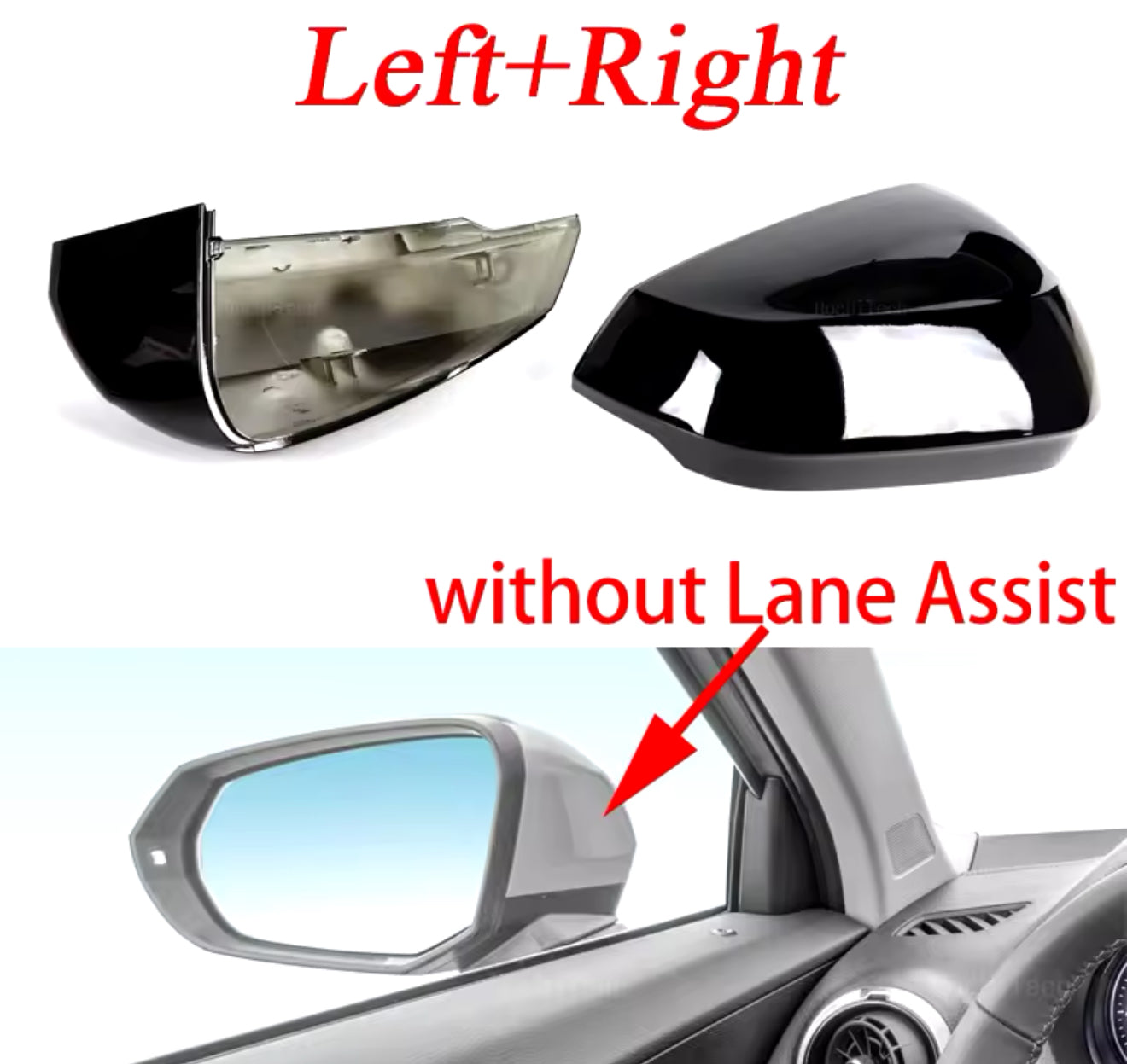 Coque de rétroviseur Audi Q2, 2017, 2018-21, Q3 F3 2019-21