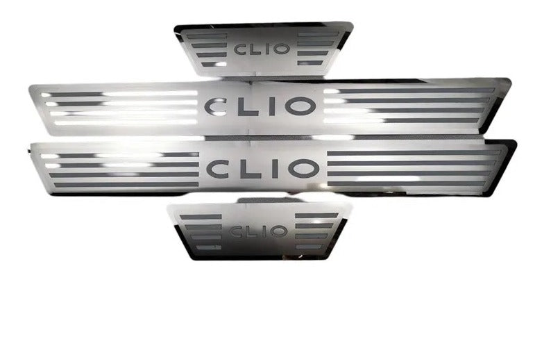 Seuil de porte pour Renault CLIO 2014-2022, 4 pièces