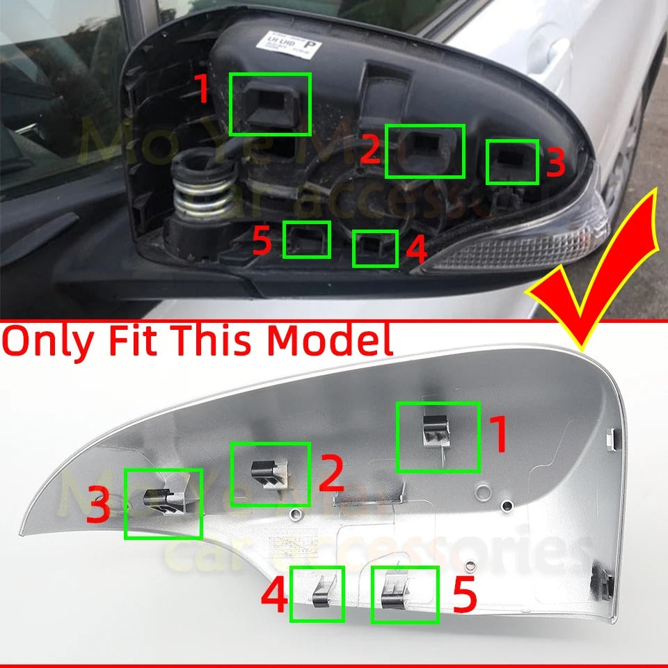 coque de rétroviseur pour TOYOTA YARIS 2013-2019 plusieurs couleur disponible