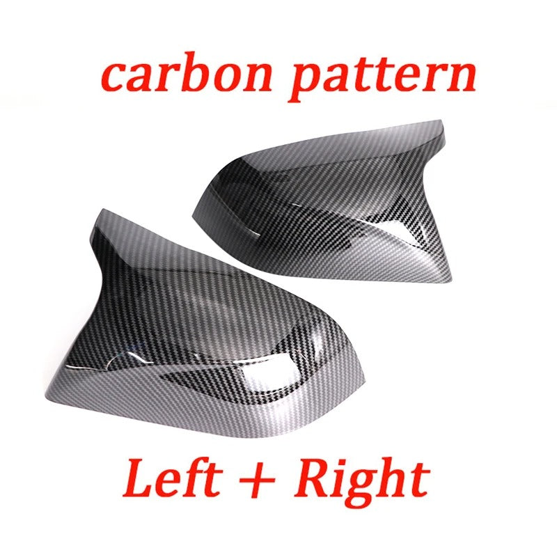 coque de rétroviseur couleur carbone ou noir brillant pour TESLA modèle 3, 2017-2023