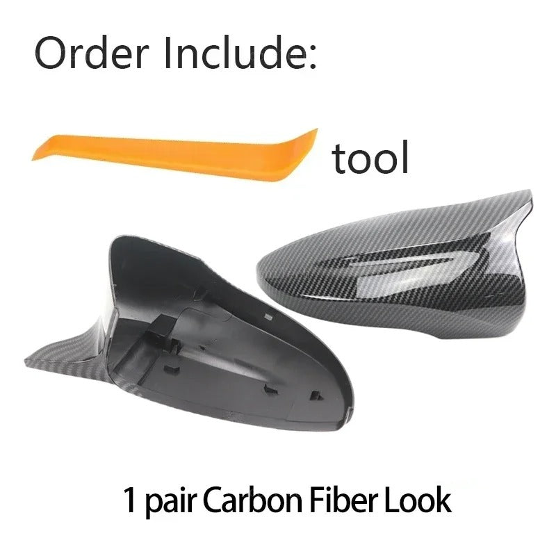 coque de rétroviseur couleur carbon ou noir pour volkswagen scirocco jetta 6 passat b7 beetle