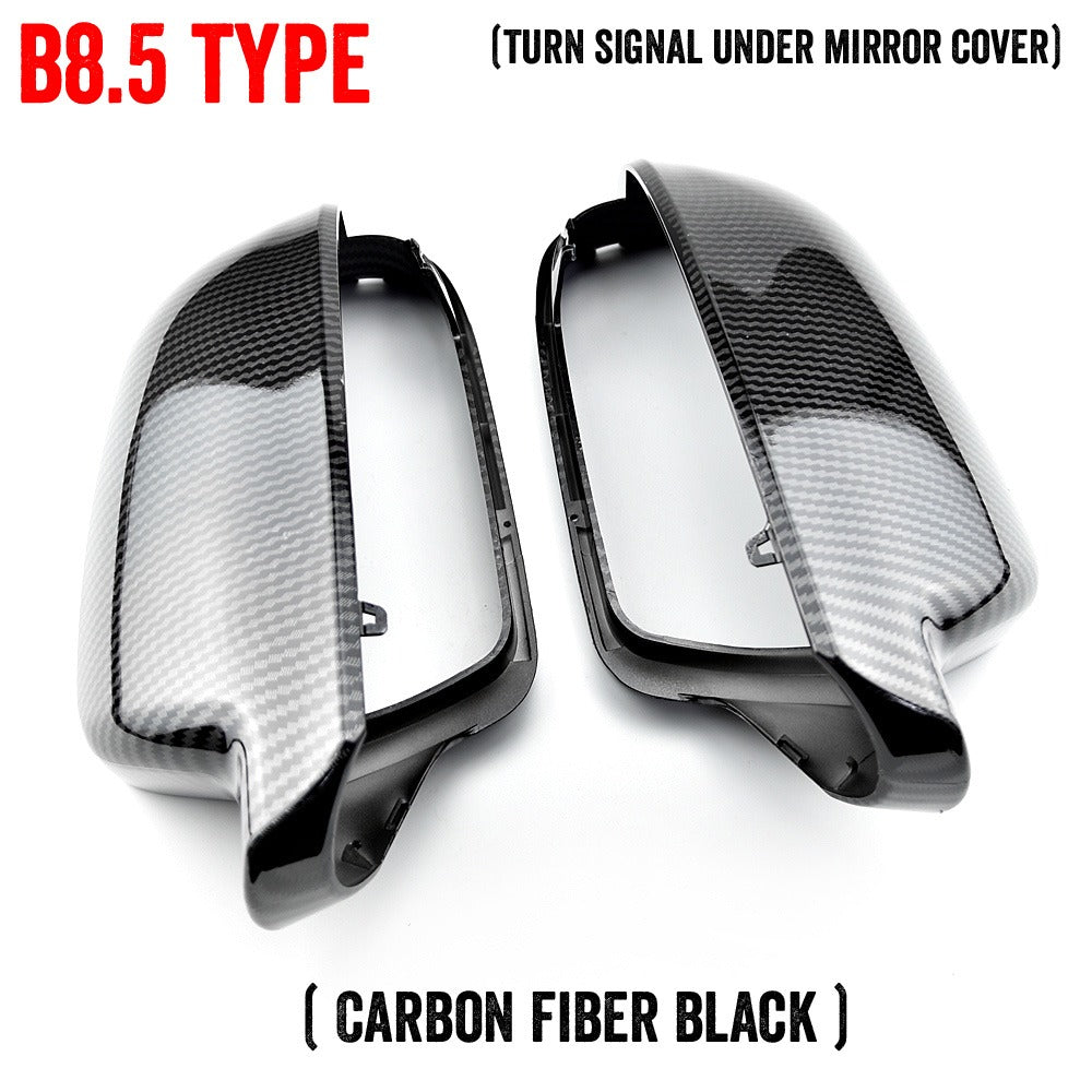 Coque de rétroviseur pour AUDI A4 A5 B8 B8,5 A3 8P A6 C6 Q3 Noir ou CARBON