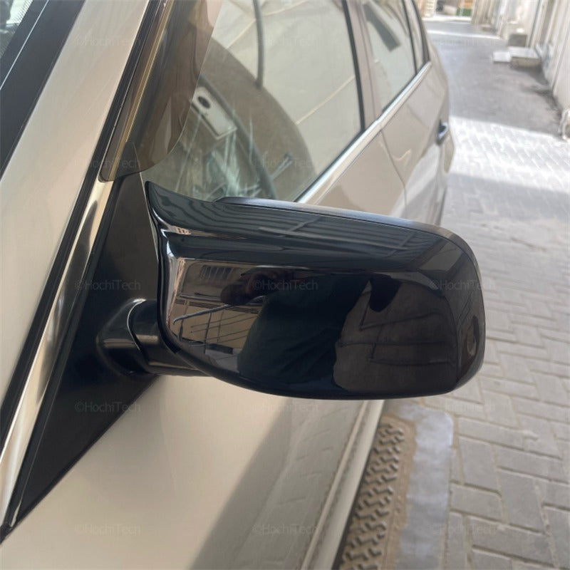 Coque de rétroviseur couleur CARBONE ou NOIR brillant pour BMW série 5 et série 6 E60 E61 E63 E64 520i 525i 528i 528xi 530i