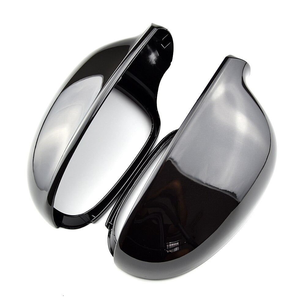 coque rétroviseur pour VW GOLF 5 V, MK5 GTI, Jetta, Passat B5.5 ou B6, EOS, Sharan couleur NOIR brillant ou CARBONE