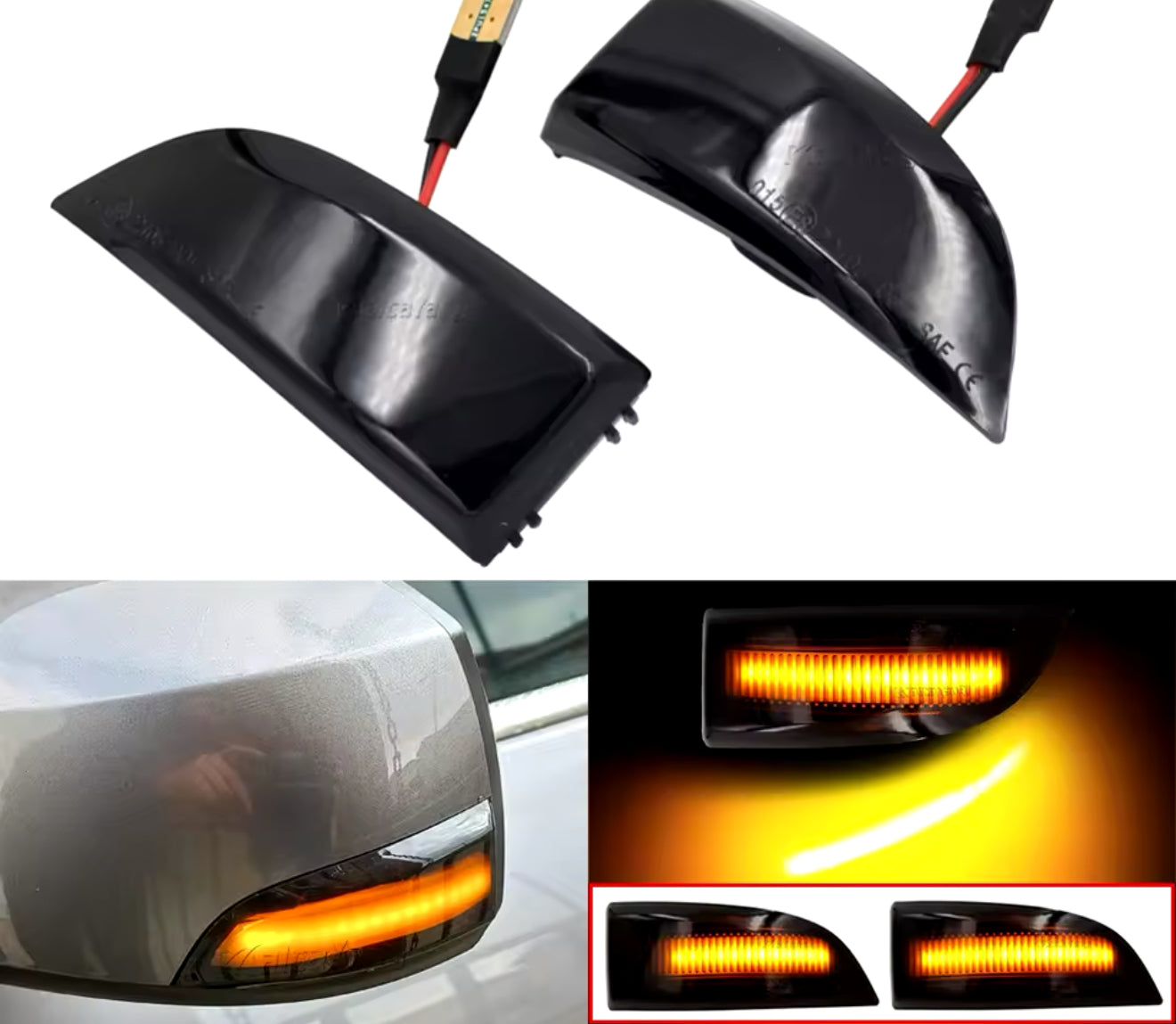 Clignotant dynamique rétroviseur Renault Megane MK3 Scenic