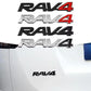 Emblème logo lettrage pour Toyota RAV4