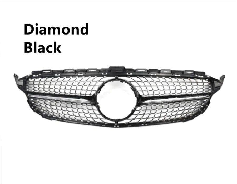 Calandre de Pare-Choc Avant avec ou sans Caméra pour Mercedes Benz Classe C W205  2014-2018