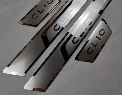 Seuil de porte pour Renault CLIO 2014-2022, 4 pièces