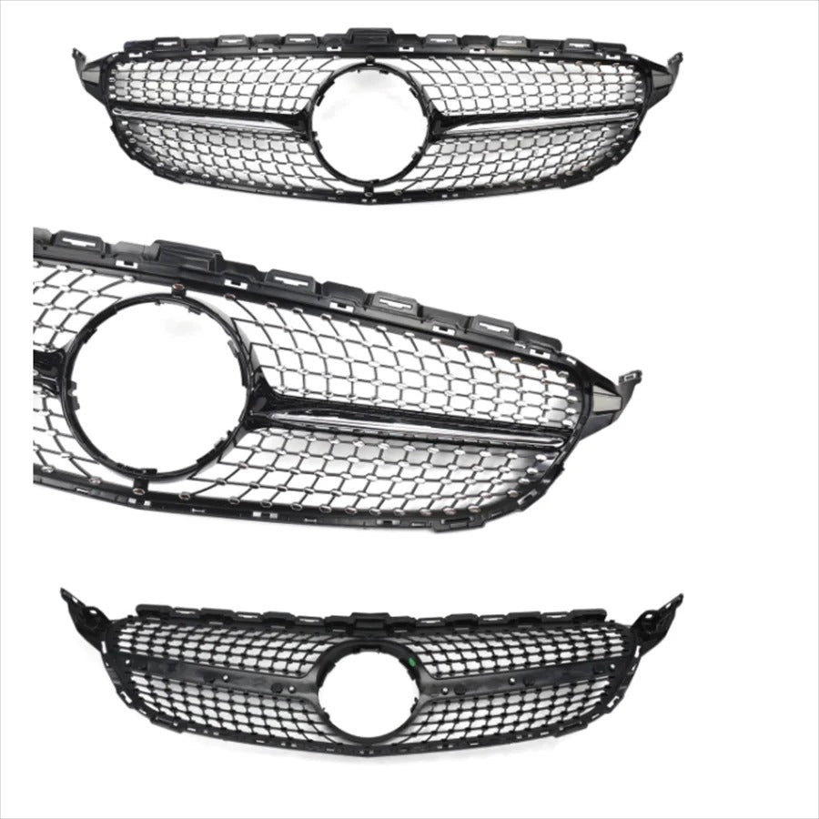 Calandre de Pare-Choc Avant avec ou sans Caméra pour Mercedes Benz Classe C W205  2014-2018