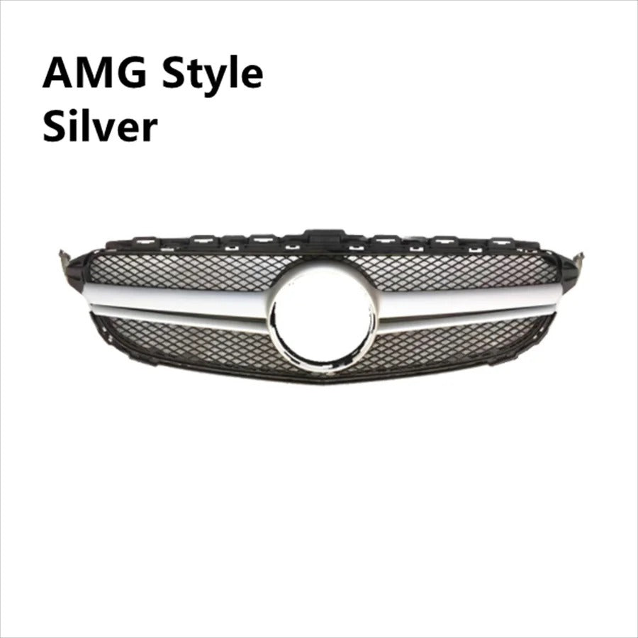 Calandre de Pare-Choc Avant avec ou sans Caméra pour Mercedes Benz Classe C W205  2014-2018