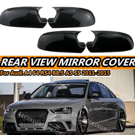 coque rétroviseur pour Audi A4 S4 RS4 A5 S5 2011-2015 NOIR brillant ou CARBONE