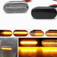 Clignotants LED dynamiques latéral noir ou blanc Volkswagen, Bora, Golf 3/4, Passat 3B, Polo 6N, Sharan, Vento T5, Ibiza