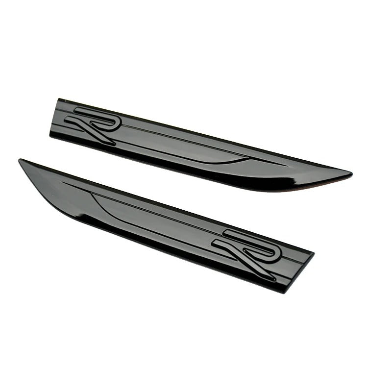 embleme lateral GOLF R NOIR