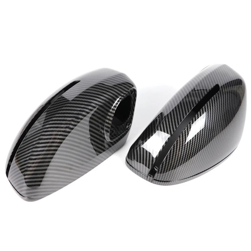 coque de rétroviseur couleurs carbon pour AUDI TT TTS TTRS MK2 8J R8 42 noir brillant ou carbon
