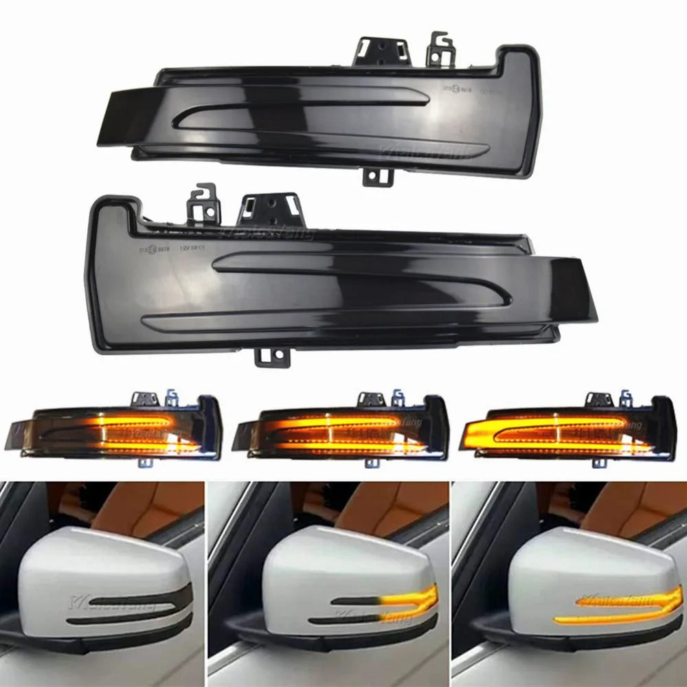 Clignotant dynamique rétroviseur LED pour Mercedes Benz W204, CLA, A, B, C, E, S, GLA, GLK, CLS, classe, W176, W212