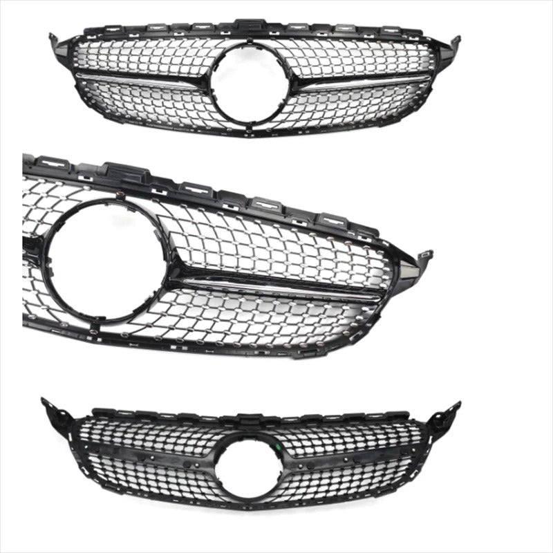 Calandre de Pare-Choc Avant avec ou sans Caméra pour Mercedes Benz Classe C W205  2014-2018