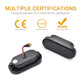 Clignotants LED dynamiques latéral noir ou blanc Volkswagen, Bora, Golf 3/4, Passat 3B, Polo 6N, Sharan, Vento T5, Ibiza