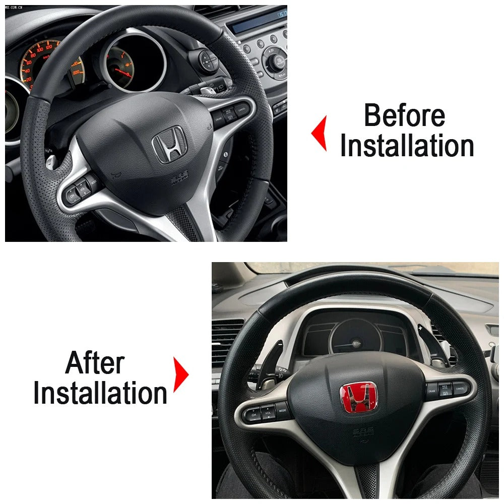 Palette volant pour Honda Civic 2006-2011 Jazz 2009-2014
