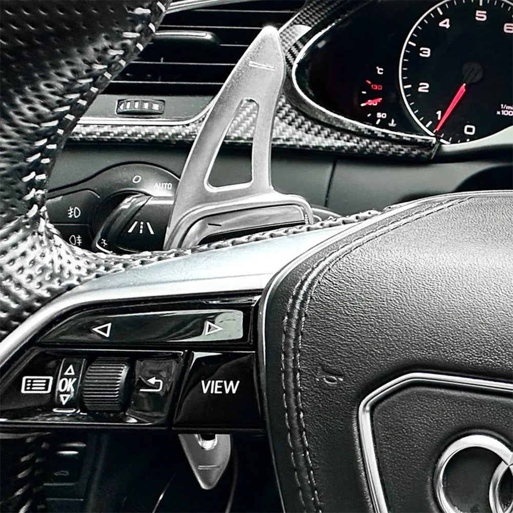 extension palette volant pour Audi A6 S6 C8 A7 S7 4K A8 S8 4N Q8 E-tron Sportback 2019-2024