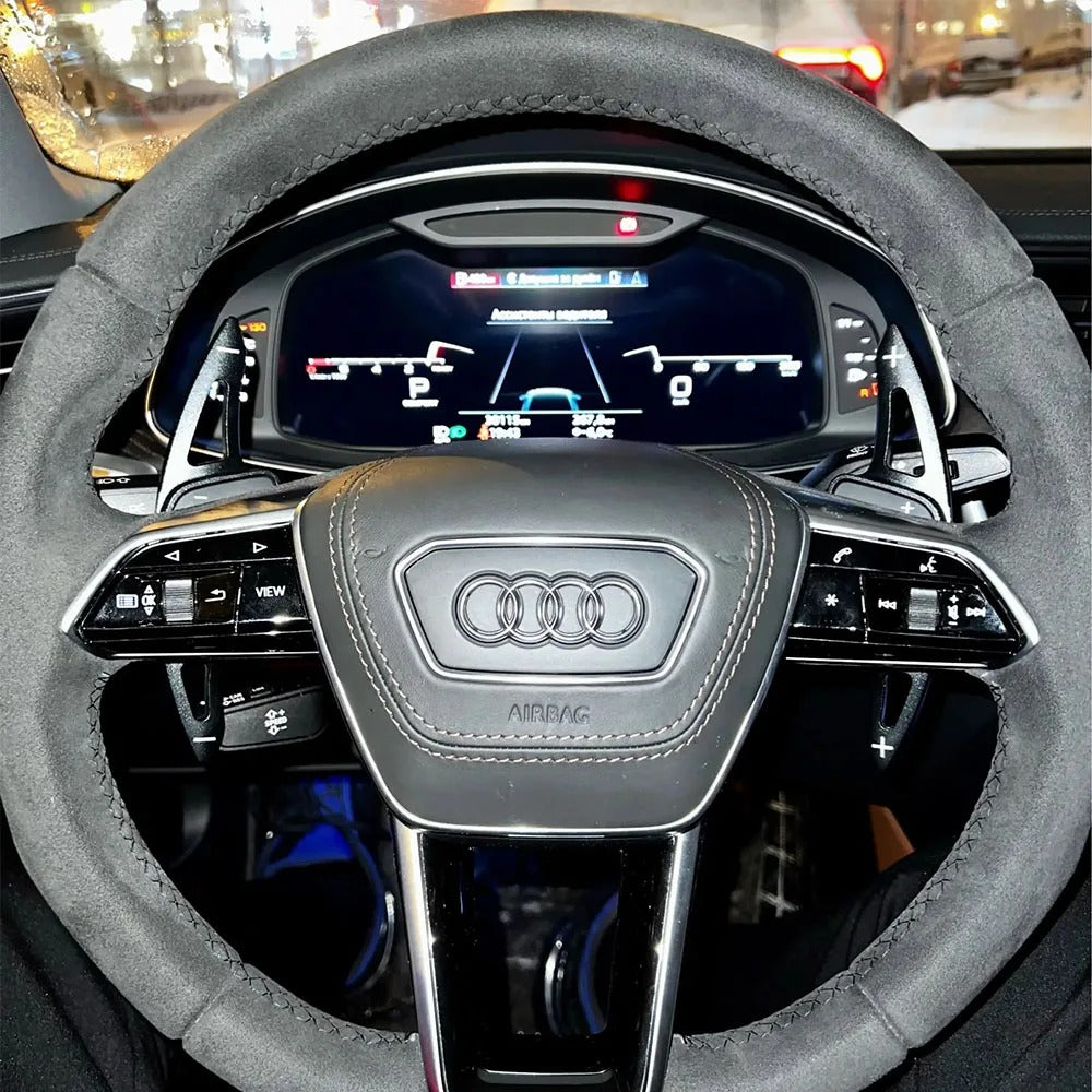 extension palette volant pour Audi A6 S6 C8 A7 S7 4K A8 S8 4N Q8 E-tron Sportback 2019-2024