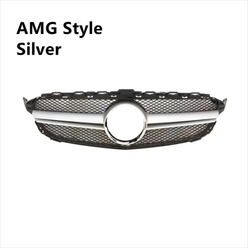 Calandre de Pare-Choc Avant avec ou sans Caméra pour Mercedes Benz Classe C W205  2014-2018