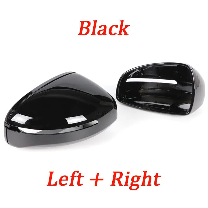 coque de rétroviseur couleurs carbon pour AUDI TT TTS TTRS MK2 8J R8 42 noir brillant ou carbon