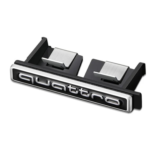 emblème calandre QUATTRO pour Audi A4 B8 B6 B9 B7 A3 8P 8V 8L A6 C7 C6 C5 Q5 A5 Q7 A1 Q3