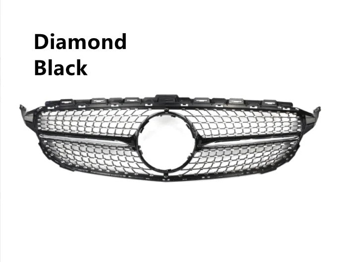 Calandre de Pare-Choc Avant avec ou sans Caméra pour Mercedes Benz Classe C W205  2014-2018