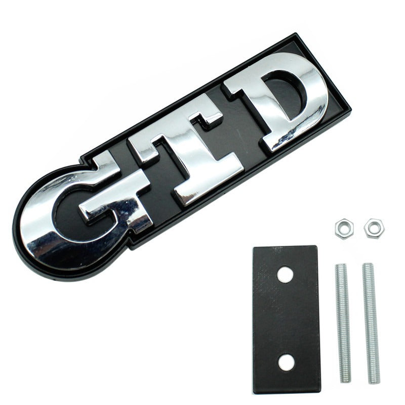 emblème calandre VW GTD Polo Golf 4 5 6 7 GTD MK4 MK5 MK6 MK7
