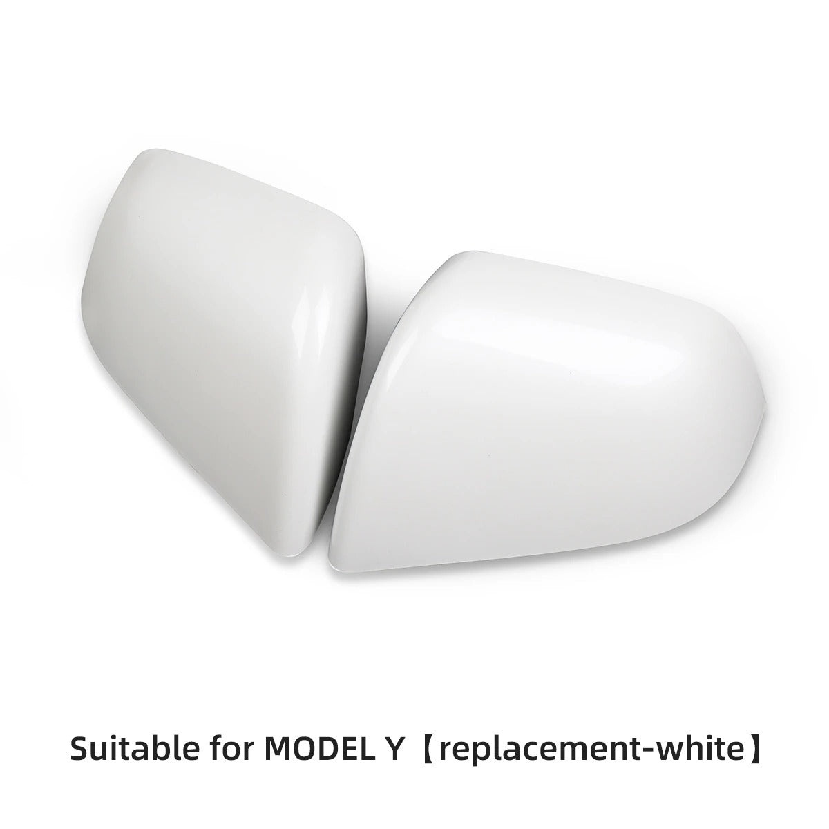 Acheter Couvercle de rétroviseur latéral blanc perle, paire de capuchons de  crâne pour Tesla modèle 3