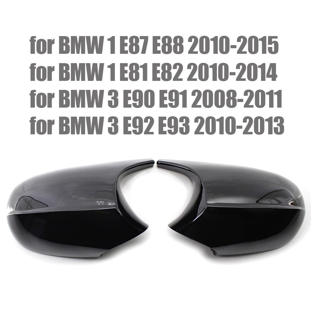 Noir brillant - Coque de rétroviseur pour BMW 1 paire, pour modèles E90,  E91, 2009, 2010, 2011, 2012, côté ga - Cdiscount Auto